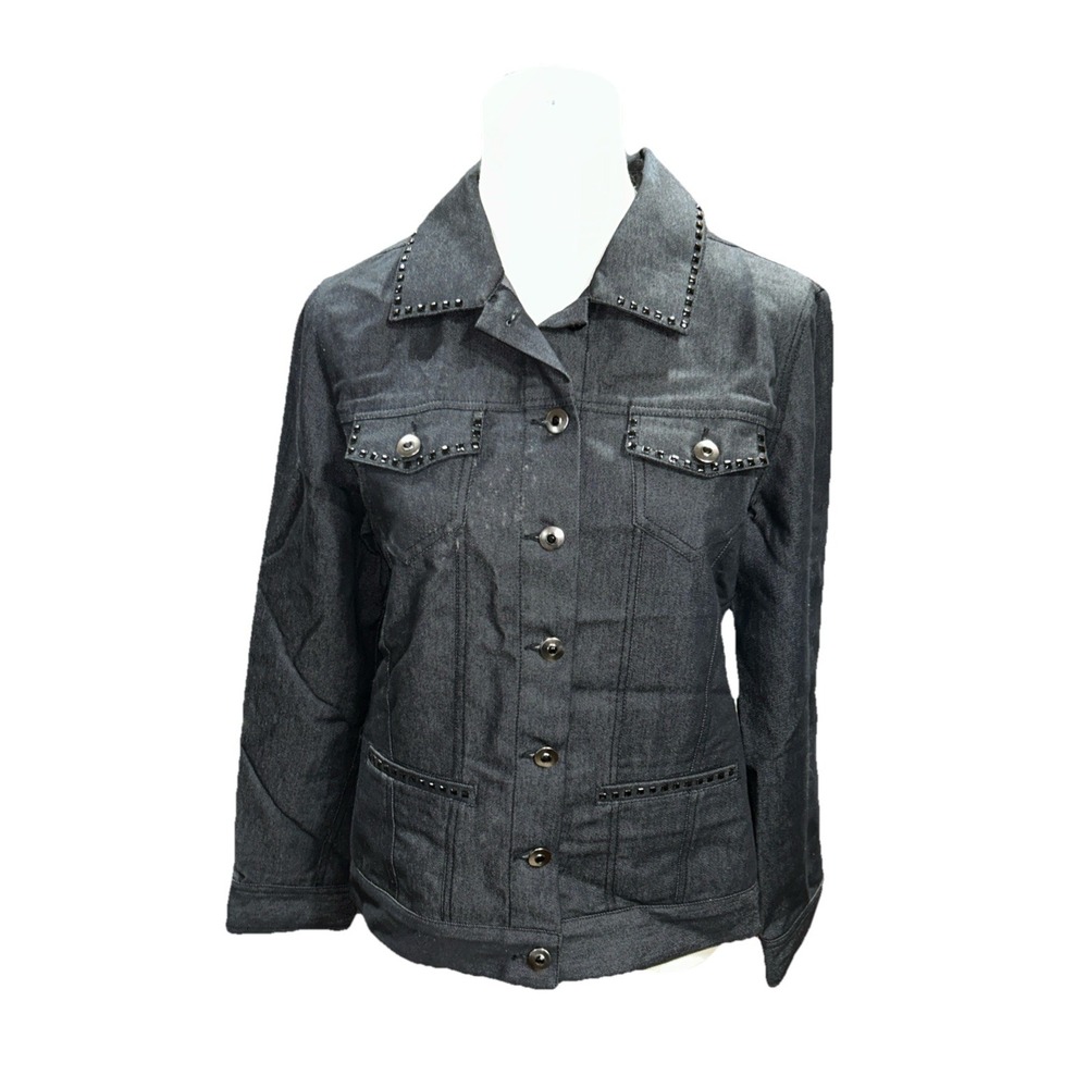 Laura Ashley Women's Petite PM Jacket – Classic Stylish Coat Button